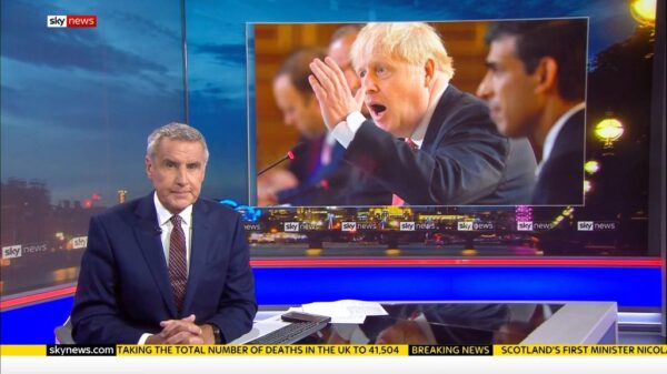 New Millbank studio Sky News Tonight 3