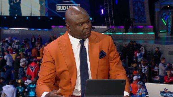 Booger McFarland at NFL Draft