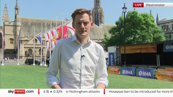 Ivor Bennett in the Sun Sky News 2