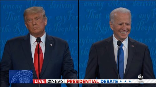 US Election 2020 - ABC News - Final Debate (13)