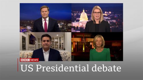 US Election 2020 - BBC News - Final Debate (10)