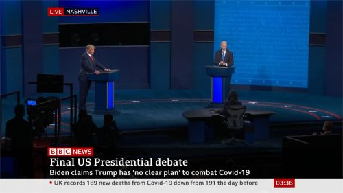 US Election 2020 - BBC News - Final Debate (25)