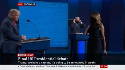 US Election 2020 - BBC News - Final Debate (26)