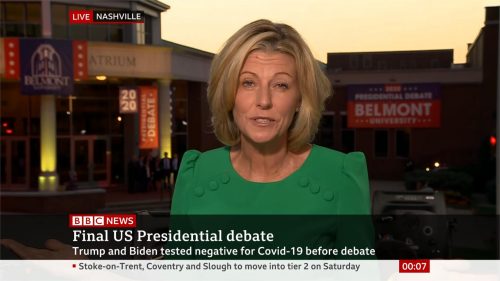 US Election 2020 - BBC News - Final Debate (3)
