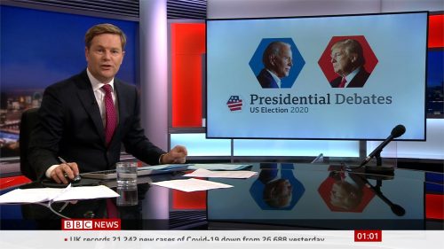 US Election 2020 - BBC News - Final Debate (5)