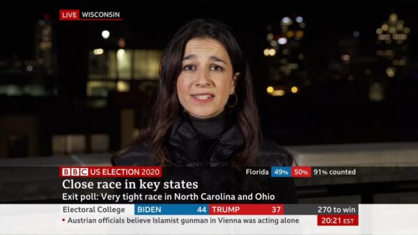 BBC News US Election 2020 Coverage 15