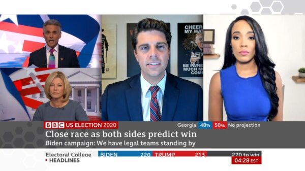 BBC News US Election 2020 Coverage 48