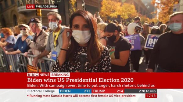 Biden Wins BBC News 7