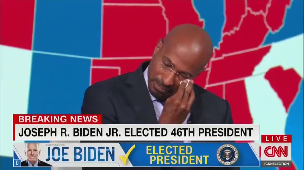 CNN Van Jones in tears