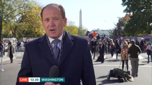 ITV Evening News from America on Election Day 8