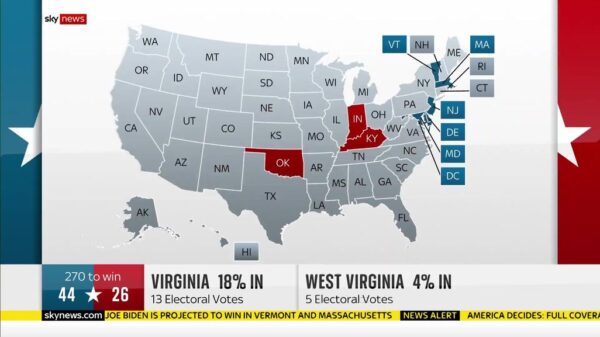 Sky News US Election 2020 Coverage 34