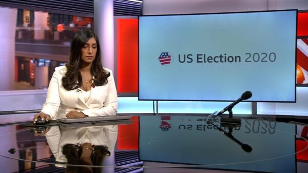 US Election 2020 BBC News Coverage 13