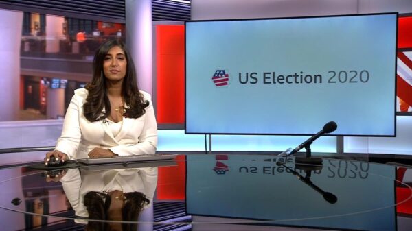 US Election 2020 BBC News Coverage 14