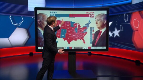 US Election 2020 BBC News Coverage 18