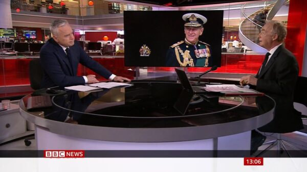 Prince Philip Dies BBC News Coverage 11
