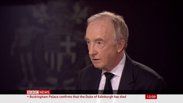 Prince Philip Dies BBC News Coverage 13