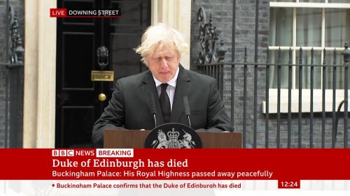Prince Philip Dies - BBC News Coverage (8)