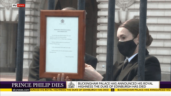 Prince Philip Dies Sky News 8