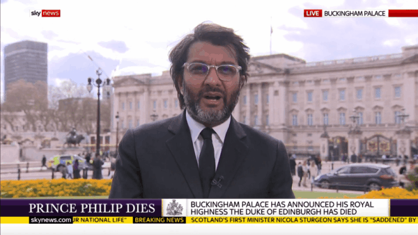Sky News Coverage Prince Philip Dies