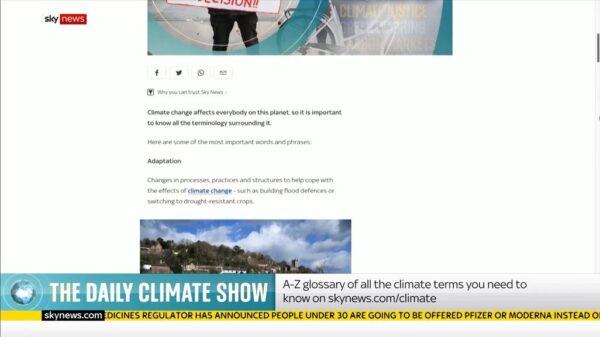 The Daily Climate Show Sky News Presentation 2021 7