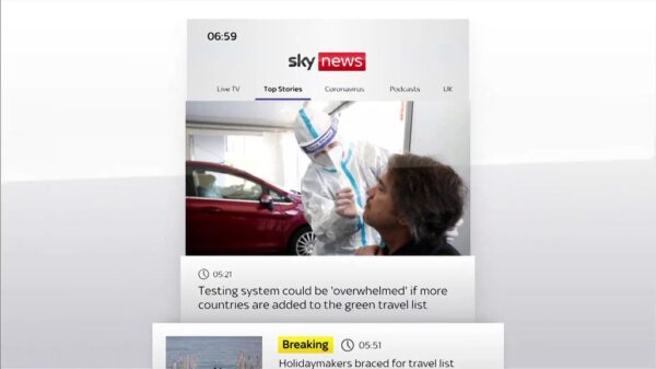 Sky News 2021 Top of the Hour Ident 5