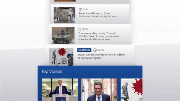 Sky News 2021 Top of the Hour Ident 6