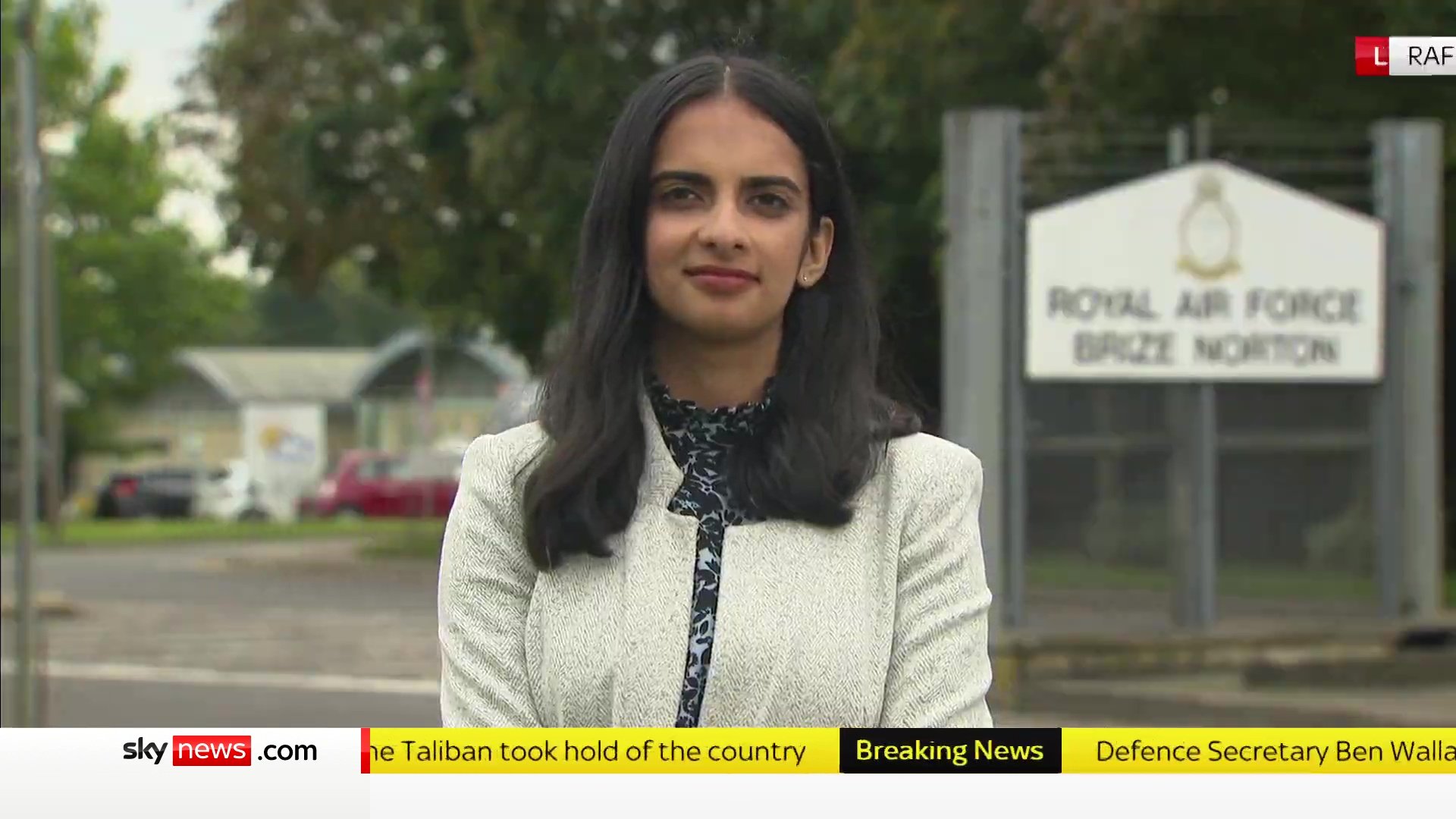 Aisha Zahid Sky News Reporter