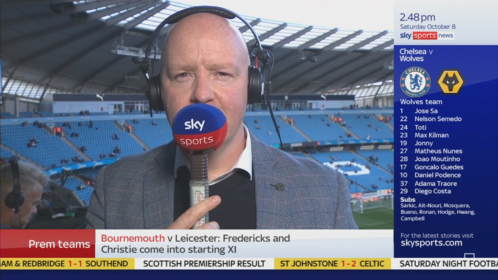 David Stowell on Sky Sports