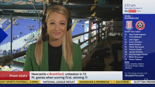Katie Shanahan on Sky Sports