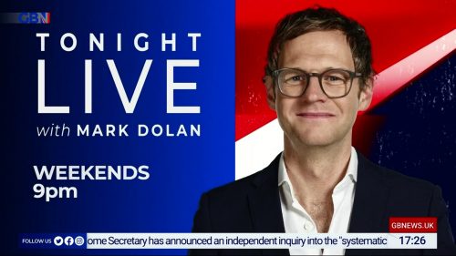 Tonight Live with Mark Dolan GB News Promo