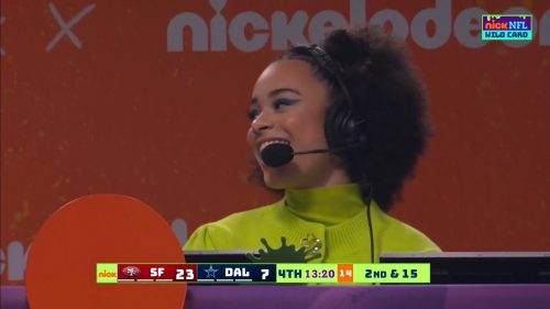 Gabrielle Nevaeh Green NFL on Nickelodeon