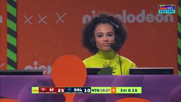 Gabrielle Nevaeh Green NFL on Nickelodeon 2