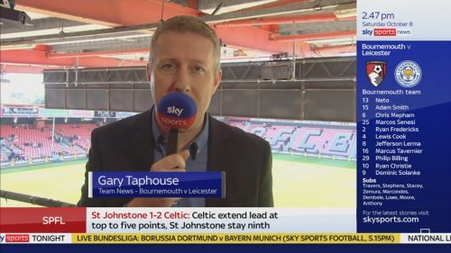 Gary Taphouse on Sky Sports