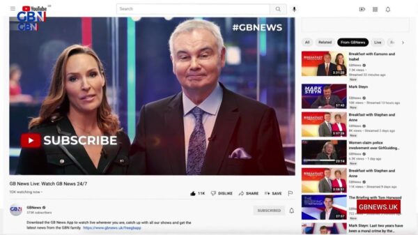 Subscribe on Yotube GB News Promo 2022 11