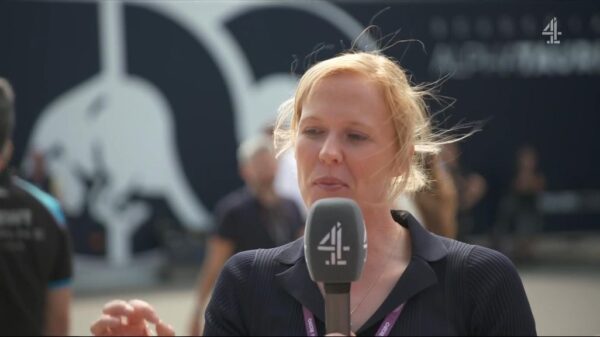 Alice Powell on Channel 4 F1