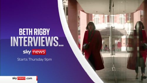 Beth Rigby Interviews.. Sky News Promo