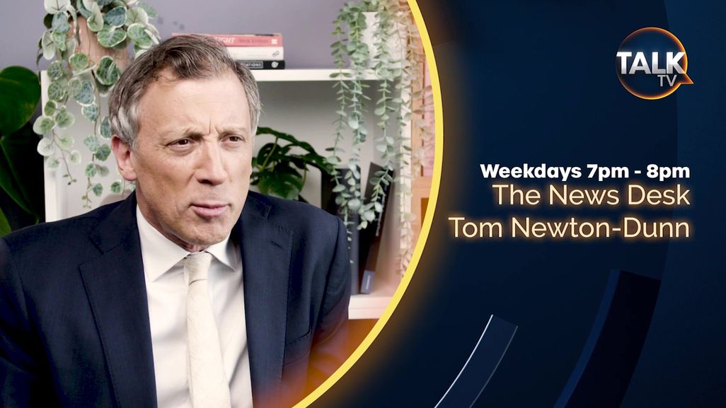 Tom Newton Dunn TalkTV Promo
