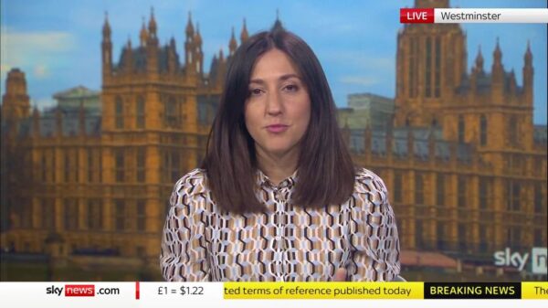 Liz Bates Sky News Political Correspondent 1
