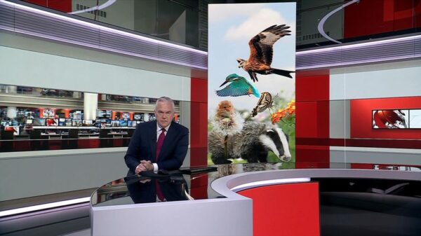 BBC News at Ten from New Studio B 23