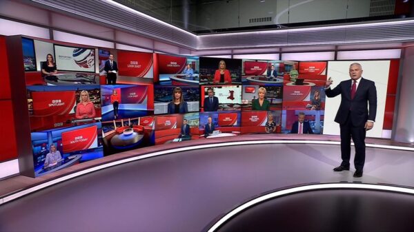 BBC News at Ten from New Studio B 31