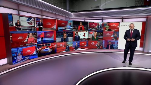 BBC News at Ten from New Studio B