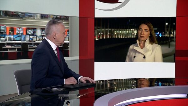 BBC News at Ten from New Studio B 9