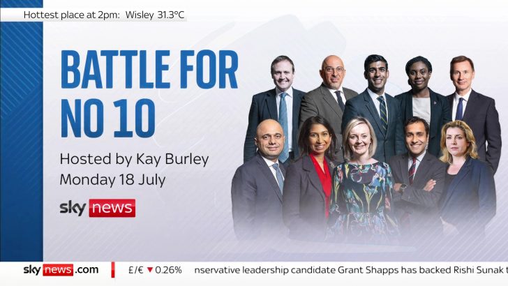 Battle for No 10 - Sky News Debate 2022