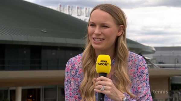 Caroline Wozniacki BBC Wimbledon Presenter 3