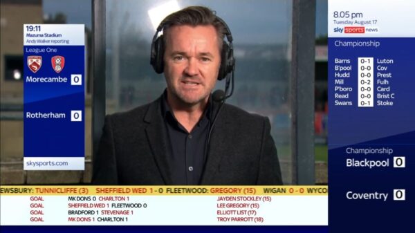 Andy Walker Sky Sports 2