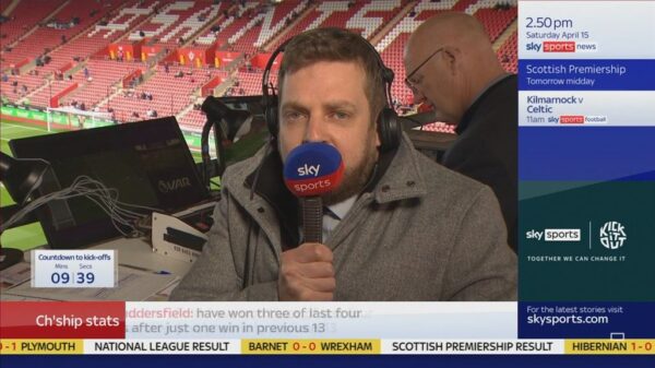 Phil Blacker Premier League Commentator 1