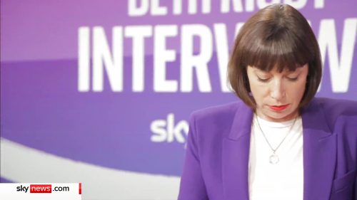 Beth Rigby Interviews v Sky News Promo