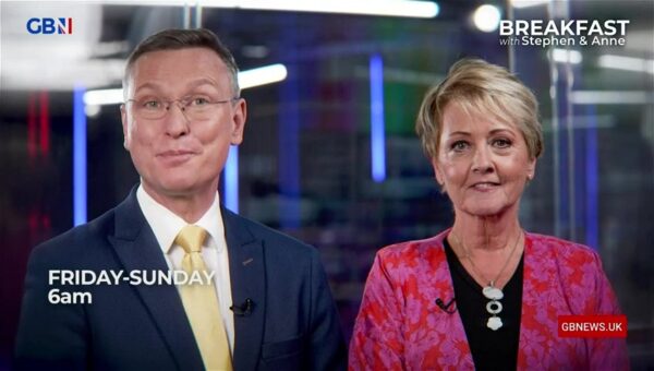 Breakfast with Stephen and Anne GB News Promo 2022 14
