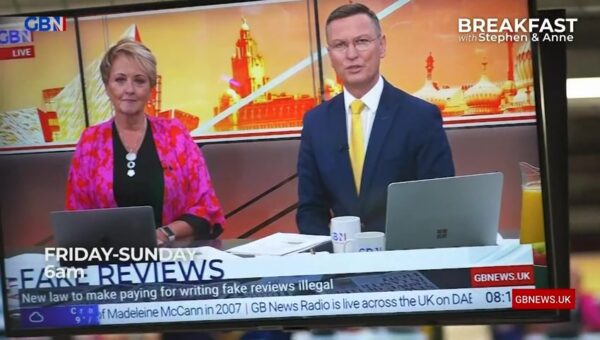 Breakfast with Stephen and Anne GB News Promo 2022 4