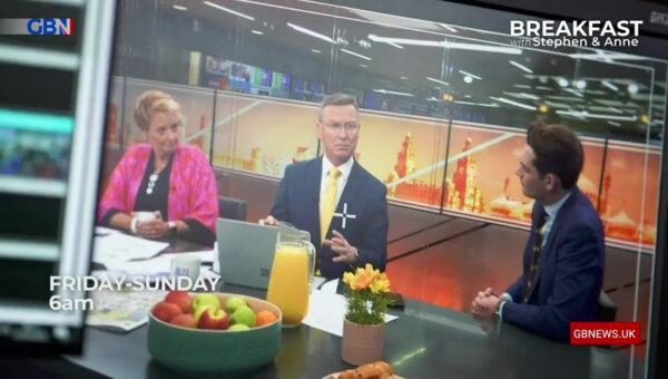 Breakfast with Stephen and Anne GB News Promo 2022 5